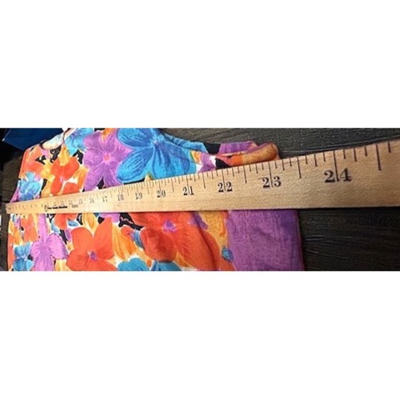 Daffodil By Loungees Tropical‎ Floral Dress XL Sleeveless Orange Vacation Resort - Picture 5 of 16